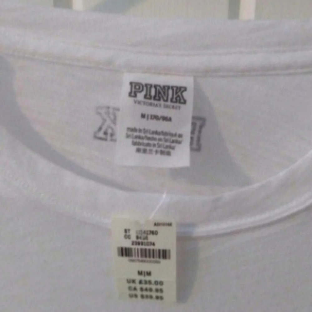 VS PINK Halloween time tee-oversized medium NWT - Picture 6 of 6